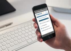 The employee recognition software Applaudit is also mobile friendly