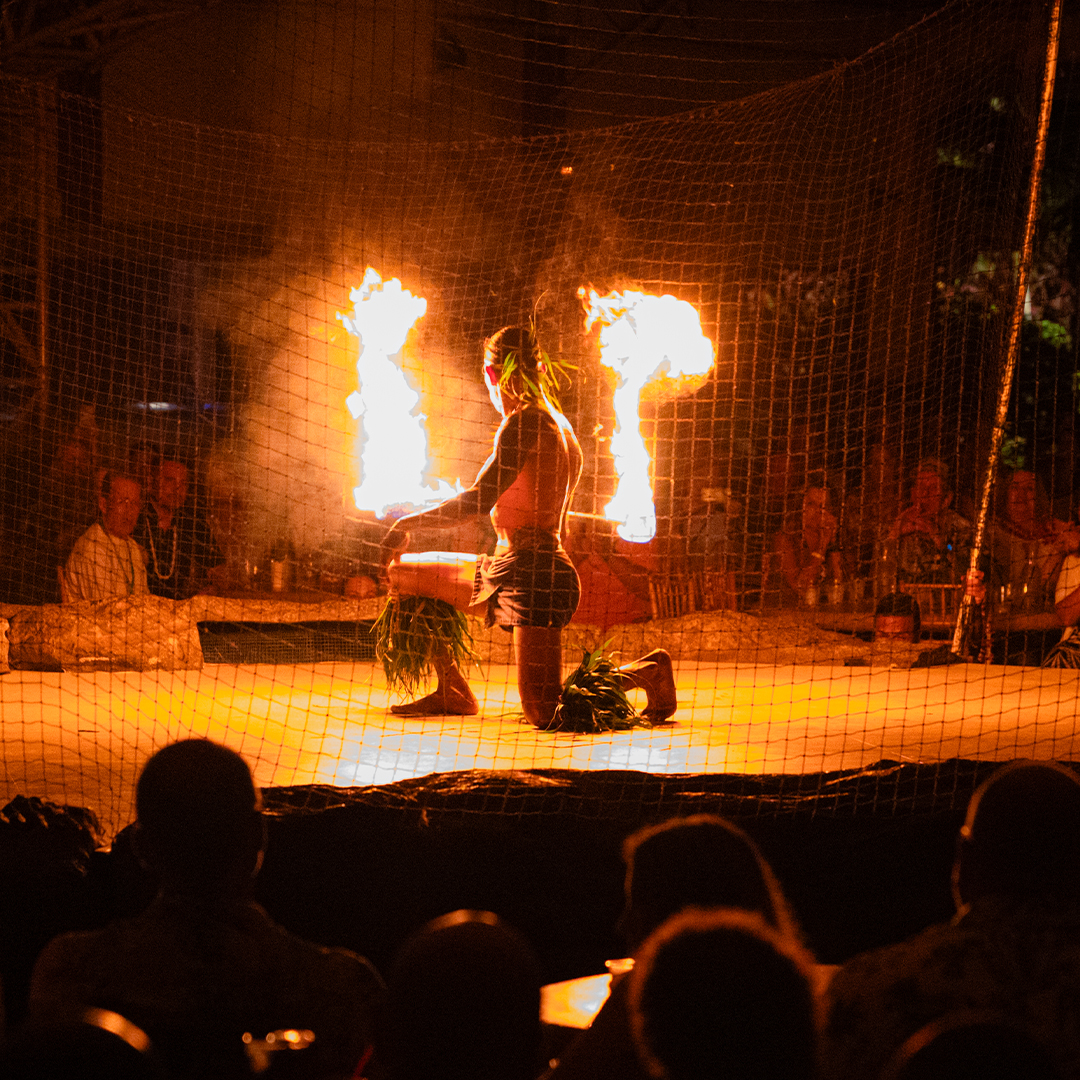 Hawaiian Luau Fire Dance